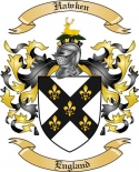 Hawken Family Crest from England