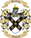 Hawking Family Crest from England