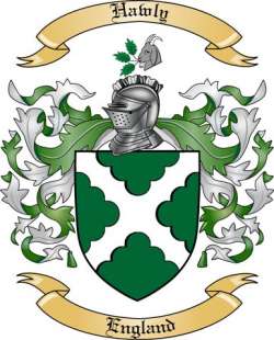 Hawly Family Crest from England