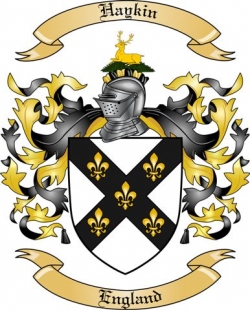 Haykin Family Crest from England