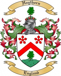 Haythorn Family Crest from England