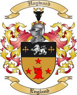 Hayward Family Crest from England2