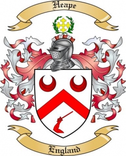 Heape Family Crest from England2
