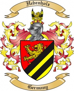 Hebenholz Family Crest from Germany