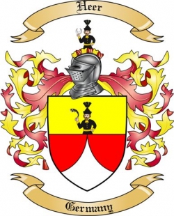 Heer Family Crest from Germany