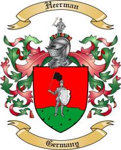 Heerman Family Crest from Germany