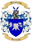Heimreich Family Crest from Germany