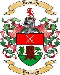 Heimrich Family Crest from Germany2
