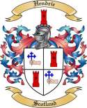 Hendrie Family Crest from Scotland2