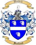 Hendrie Family Crest from Scotland3