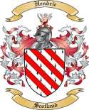 Hendrie Family Crest from Scotland