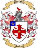 Heneghan Family Crest from Ireland