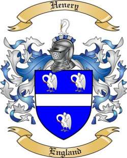 Henery Family Crest from England