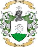 Hengst Family Crest from Germany
