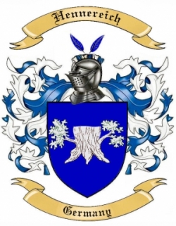 Hennereich Family Crest from Germany