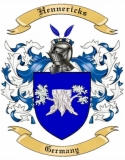 Hennericks Family Crest from Germany