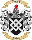 Hennity Family Crest from Ireland