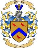 Henriquet Family Crest from France