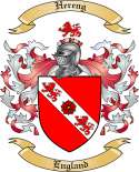 Hereng Family Crest from England