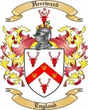 Hereward Family Crest from England