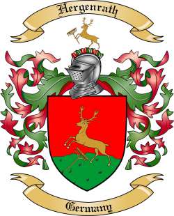 Hergenrath Family Crest from Germany