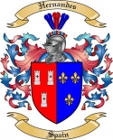 Hernandes Family Crest from Spain