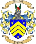 Hertford Family Crest from England