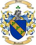 Hervi Family Crest from Scotland