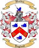 Hesden Family Crest from England