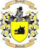 Heuvell Family Crest from Holland