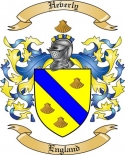 Heverly Family Crest from England