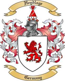 Heydlage Family Crest from Germany