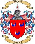Heynes Family Crest from England