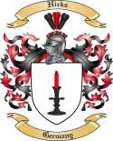 Hicks Family Crest from Germany