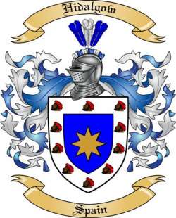 Hidalgow Family Crest from Spain