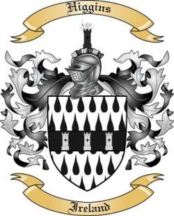Higgins Family Crest from Ireland