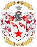 Highton Family Crest from England