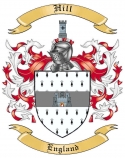 Hill Family Crest from England