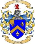 Hill Family Crest from Ireland