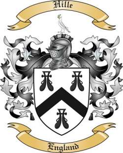 Hille Family Crest from England2