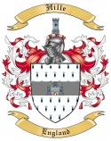 Hille Family Crest from England