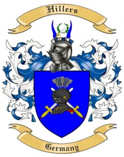 Hillers Family Crest from Germany2