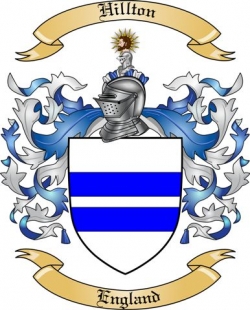 Hillton Family Crest from England