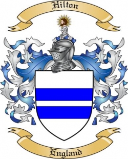 Hilton Family Crest from England