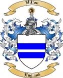Hilton Family Crest from England