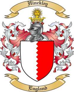 Hinckley Family Crest from England2