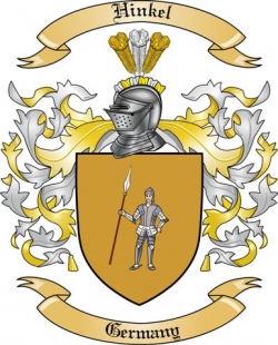 Hinkel Family Crest from Germany