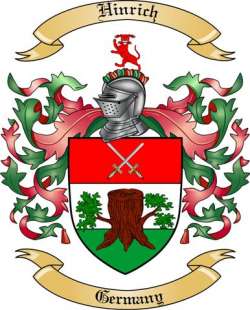 Hinrich Family Crest from Germany2