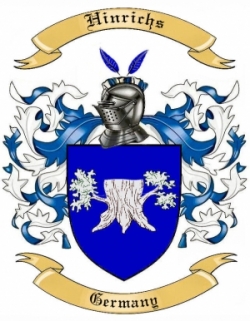 Hinrichs Family Crest from Germany