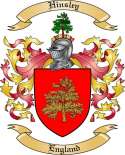 Hinsley Family Crest from England